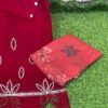 LUXURIA TRENDZ 1230 BLOOD RED PAKISTANI KURTI DESIGNER - Image 2