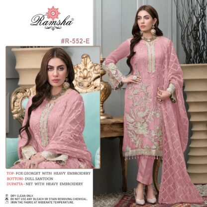 RAMSHA R 552 E PAKISTANI SUITS MANUFACTURER