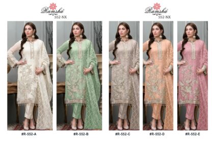 RAMSHA R 552 A PAKISTANI SUIT ONLINE