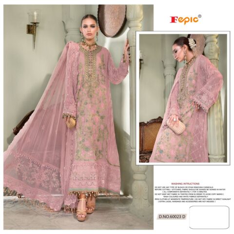 FEPIC ROSEMEEN D 60023 D MARIA B EMBROIDE VOL 6 PAKISTANI SUIT WITH PRICE