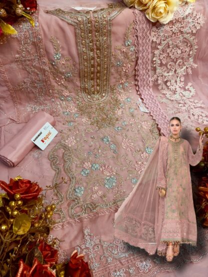 FEPIC ROSEMEEN D 60023 D MARIA B EMBROIDE VOL 6 PAKISTANI SUIT WITH PRICE - Image 2