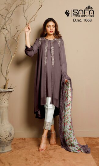 SAFA FASHION FAB 1068 PURPLE PAKISTANI KURTI COLLECTION ONLINESAFA FASHION FAB 1068 PURPLE PAKISTANI KURTI COLLECTION ONLINE