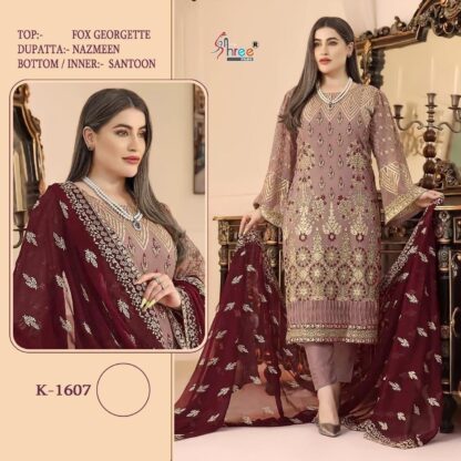 SHREE FABS K 1607 PAKISTANI SUIT ONLINE WHOLESALER