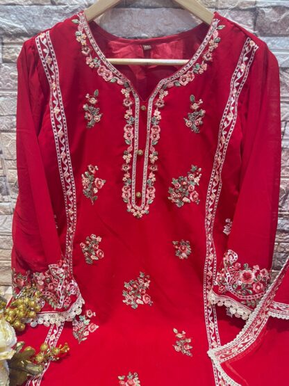 DEEPSY D 260 RED READYMADE PAKISTANI SUITS ONLINE