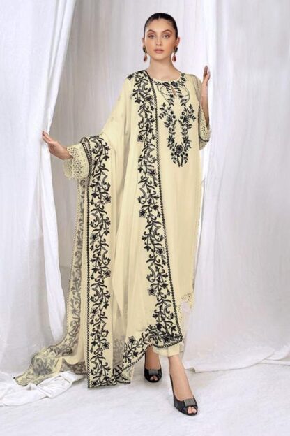 THE LIBAS COLLECTION 117 YELLOW SINGLE PAKISTANI KURTI ONLINE