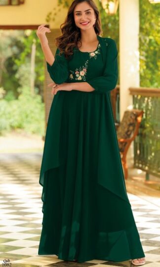 ZAVERI 1082 Qalb PARTY WEAR LATEST GOWN FOR WOMENZAVERI 1082 Qalb PARTY WEAR LATEST GOWN FOR WOMEN