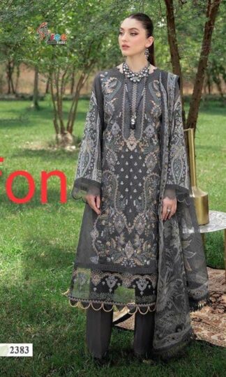 SHREE FABS 2383 CHEVRON LUXURY LAWN PAKISTANI SUITS IN SINGLE PIECESHREE FABS 2383 CHEVRON LUXURY LAWN PAKISTANI SUITS IN SINGLE PIECE