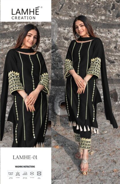 LAMHE CREATION MIRROR VOL 1 PAKISTANI KURTI DESIGNER