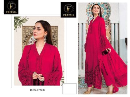 FREESIA DESIGNS 7773 E MBROIDERED CUTWORK PAKISTANI SUIT FOR WOMEN