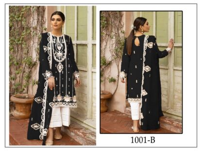 THE LIBAS COLLECTION 1001 B BLACK PAKISTANI SUITS FOR LADIES