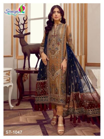 SANIYA TRENDZ ST 1047 PAKISTANI SALWAR KAMEEZ WITH PRICE