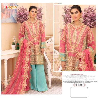 FEPIC ROSEMEEN 1126 PAKISTANI SALWAR KAMEEZ SINGLE PIECE