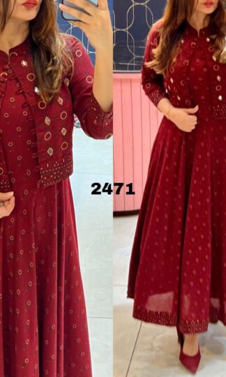 THE LIBAS COLLECTION 2471 ZARI GOWN WITH DEATACHABLE JACKETTHE LIBAS COLLECTION 2471 ZARI GOWN WITH DEATACHABLE JACKET