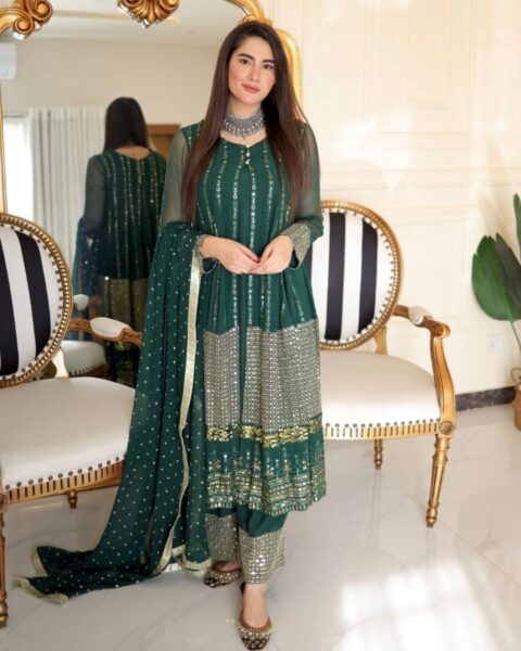 THE LIBAS COLLECTION GREEN PLAZZO PENT WITH DUPATTA ONLINE