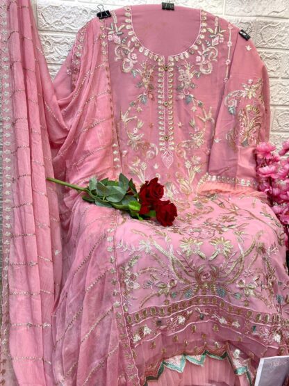 ELAF G 163 PINK PAKISTANI SUIT ONLINE SHOPPING