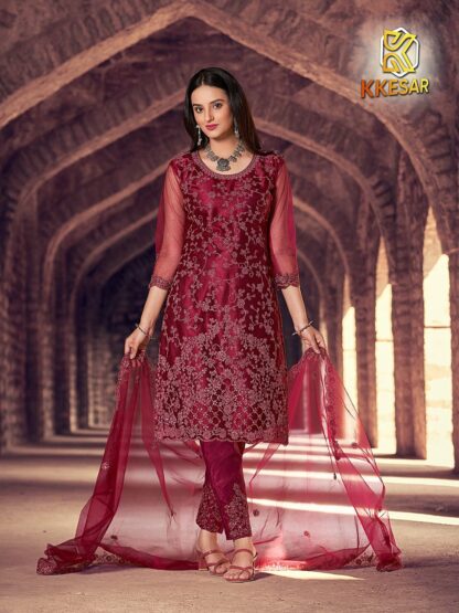 NAIMAT FASHION STUDIO 105 KKESAR PAKISTANI SUIT AT BEST PRICE