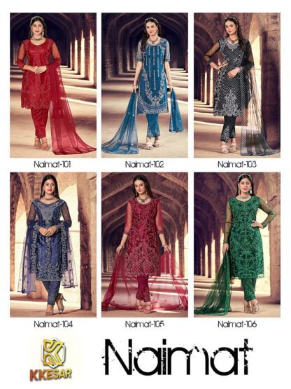 NAIMAT FASHION STUDIO 101 KKESAR PAKISTANI SUIT ONLINE SHOPPING