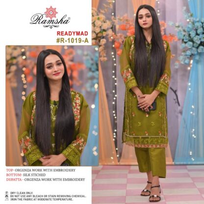 RAMSHA R 1019 A PAKISTANI SUITS FOR LADIES