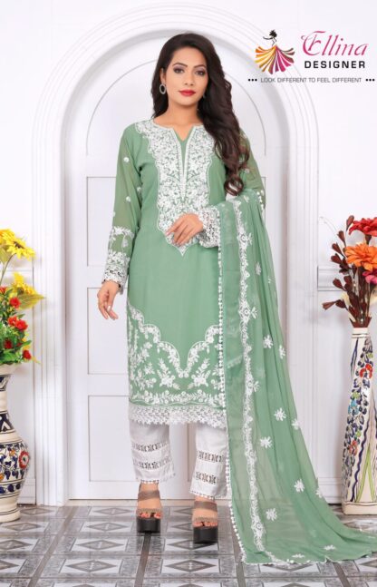 ELLINA DESIGNER 1116 PISTA PAKISTANI KURTI AT BEST PRICE