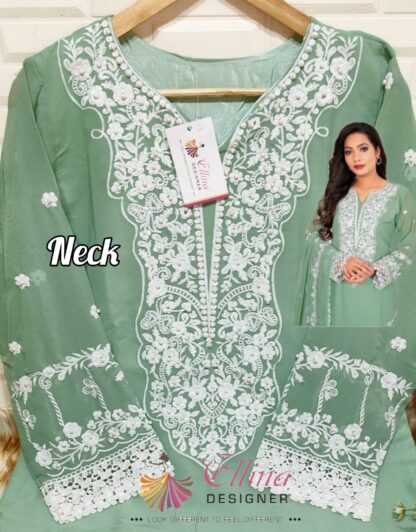 ELLINA DESIGNER 1116 PISTA PAKISTANI KURTI AT BEST PRICE