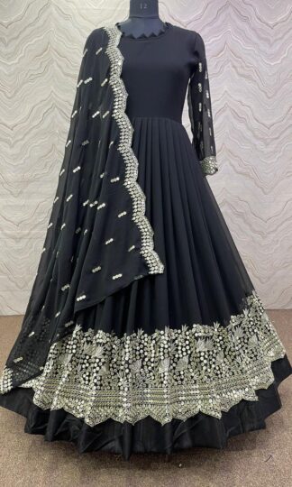 THE LIBAS COLLECTION DHK 1124 BLACK RICH COMBINATION LATEST GOWNTHE LIBAS COLLECTION DHK 1124 BLACK RICH COMBINATION LATEST GOWN