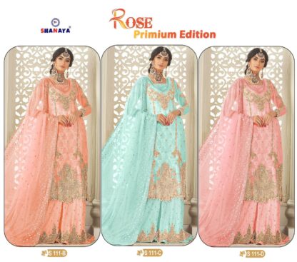 SHANAYA ROSE S 111 B PAKISTANI SUIT ONLINE WHOLESALER