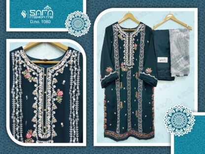 SAFA FASHION FAB 1080 NEVY BLUE PAKISTANI KURTI MANUFACTURER