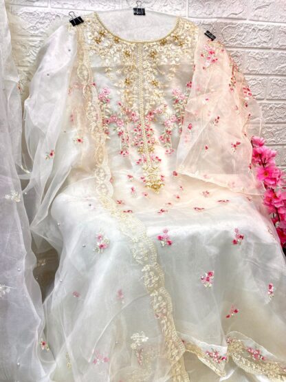 The Libas Collection White Magic Masala Pakistani Suits Online Wholesaler