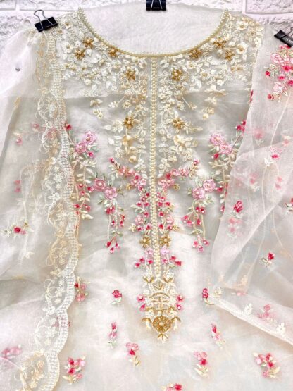 The Libas Collection White Magic Masala Pakistani Suits Online Wholesaler - Image 2