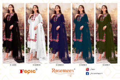 FEPIC ROSEMEEN 5406 DESIGNER PAKISTANI SUIT WITH PRICE