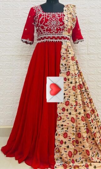THE LIBAS COLLECTION DESIGNER EMBROIDERED ANARKALI GOWNTHE LIBAS COLLECTION DESIGNER EMBROIDERED ANARKALI GOWN