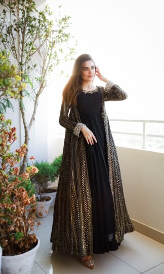THE LIBAS COLLECTION AD 074 BLACK GOWN FOR WOMENTHE LIBAS COLLECTION AD 074 BLACK GOWN FOR WOMEN