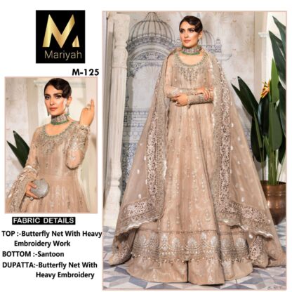 MARIYAH DESIGNER M 125 PAKISTANI SUITS MANUFACTURER IN INDIA