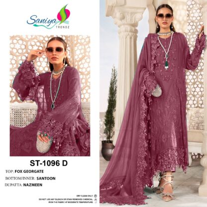 SANIYA TRENDZ S 1096 D PAKISTANI SUITS FOR WOMEN