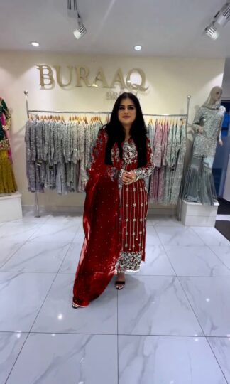 THE LIBAS COLLECTION MAROON EMBROIDERY LONG KURTI ONLINETHE LIBAS COLLECTION MAROON EMBROIDERY LONG KURTI ONLINE