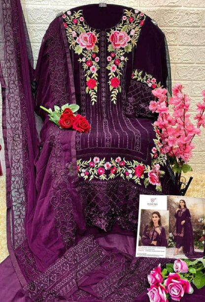 HOOR TEX H 59 E PAKISTANI SUITS MANUFACTURER