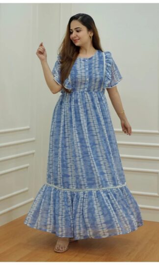 THE LIBAS COLLECTION OCEANBLUE INDIAN STYLE KURTITHE LIBAS COLLECTION OCEANBLUE INDIAN STYLE KURTI