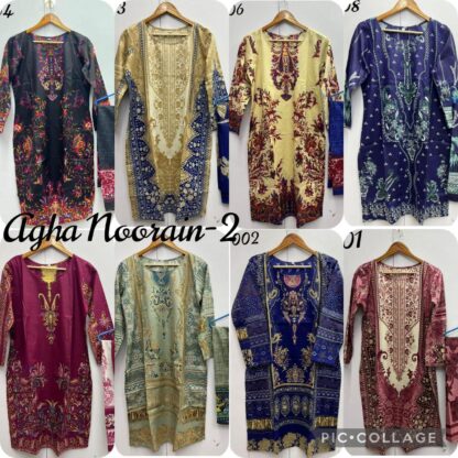 SAPPHIRE RM 001 AGHA NOORAIN 2 PAKISTANI KURTI ONLINE