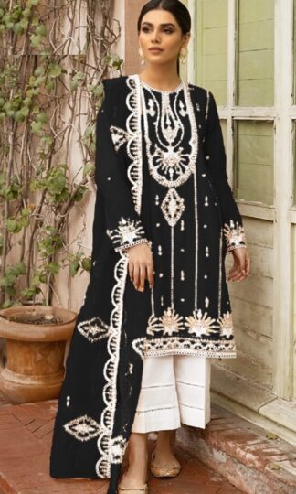 THE LIBAS COLLECTION 1001 B BLACK PAKISTANI SUITS FOR LADIESTHE LIBAS COLLECTION 1001 B BLACK PAKISTANI SUITS FOR LADIES