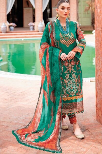 DEEPSY 2022 CHEVERON LAWN 5 PAKISTANI SUITS ONLINE