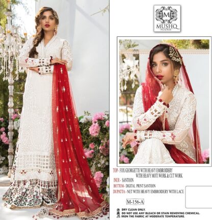 MUSHQ M 156 A PAKISTANI SUITS ONLINE WHOLESALER