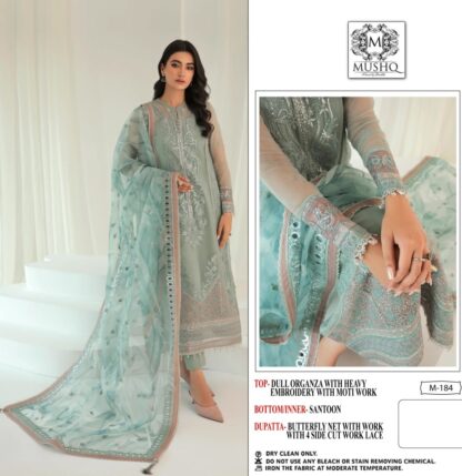 MUSHQ M 184 PAKISTANI SUITS ONLINE SHOPPING