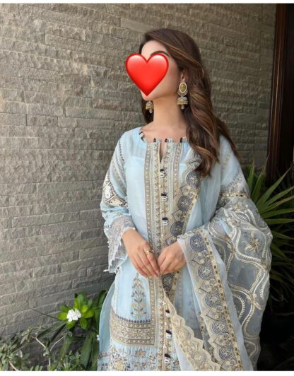 SANIYA TRENDZ ELAF PAKISTANI SUITS ONLINE SHOPPING - Image 3