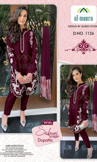 AL MEERA 1126 WINE PAKISTANI KURTI MANUFACTURER IN INDIAAL MEERA 1126 WINE PAKISTANI KURTI MANUFACTURER IN INDIA