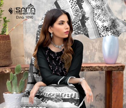 SAFA FASHION FAB 1090 BLACK READYMADE PAKISTANI KURTI WITH PRICE KURTIS SUPPLIER, KURTIS WHOLESALER, SAFA FASHION FAB 1090 BLACK READYMADE  Kurtis, Pakistani Suits, Single
