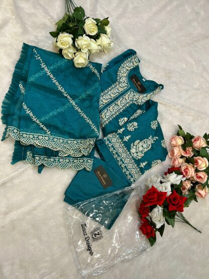 ZIAAZ DESIGNER NOOR BRIGHT PEACOCK VOL 2 PAKISTANI SUITS KURTIS WHOLESALER, PAKISTANI AT BEST PRICE, SUITS WHOLESLER, ZIAAZ DESIGNER BLISS 4 MASLIN COTTON, ZIAAZ DESIGNER NOOR BRIGHT PEACOCK VOL 2  Pakistani Suits, Single, Suits, ZIAAZ DESIGNER