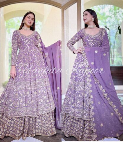 VRINDAVAN FASHION LC 732 DESIGNER INDOWESTERN OUTFIT GOWN