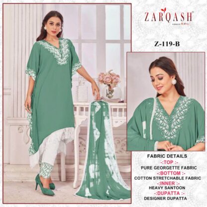 ZARQASH Z 119 B PAKISTANI SUITS FOR WOMEN