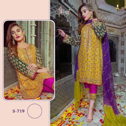 SHREE FABS S 719 PAKISTANI SUITS MANUFACTURER IN INDIA