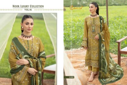 COSMOS 1102 NOOR LUXURY COLLECTION VOL 01 PAKISTANI SUITS WITH PRICE